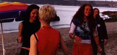dancing by the sea